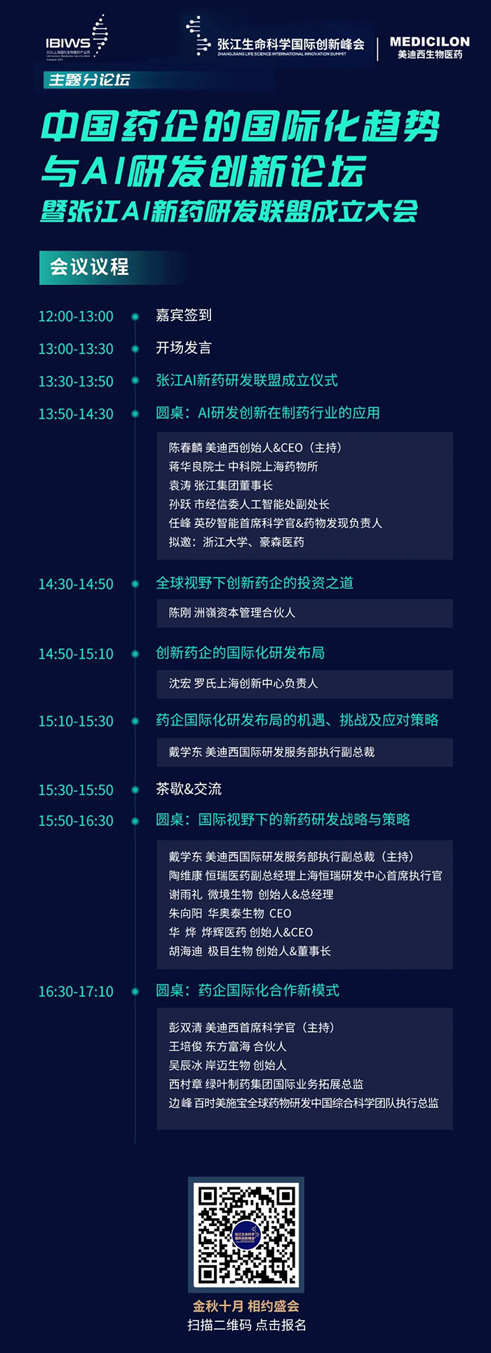 中国药企的国际化趋势与AI研发创新论坛暨张江AI新药研发联盟成立大会